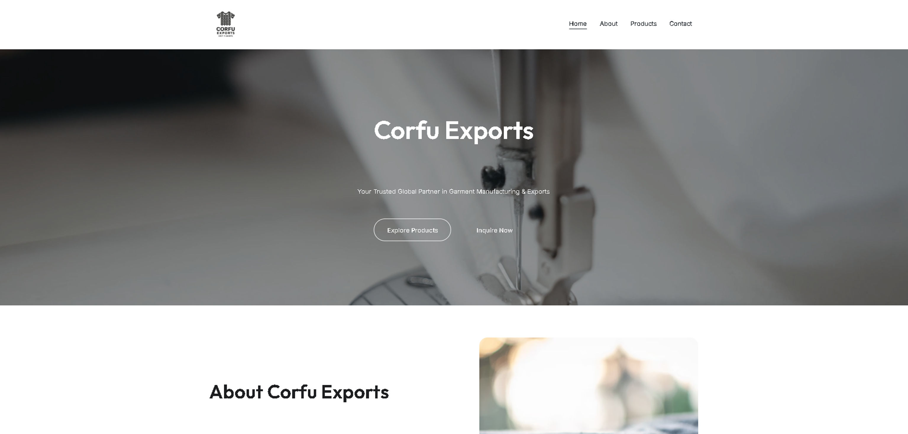 corfu exports Project Screenshot