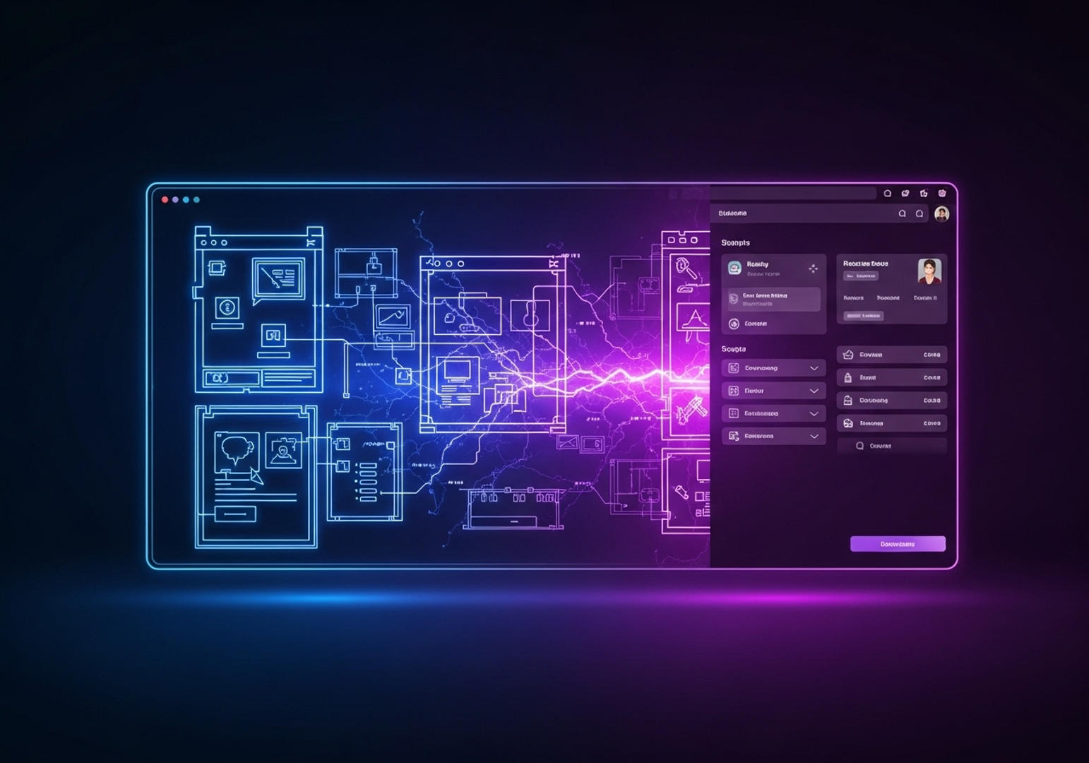 Global software development success stories background