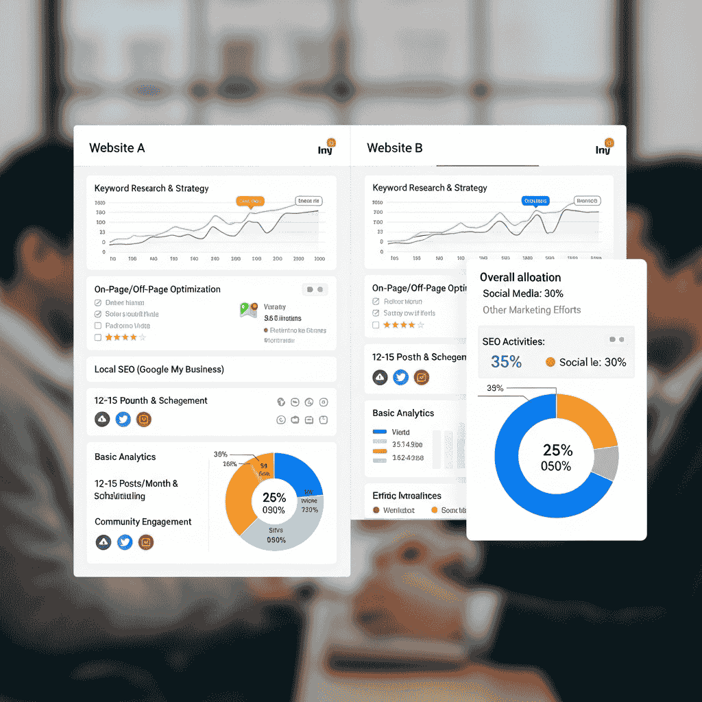 Moderate Digital Marketing for 2 Websites
