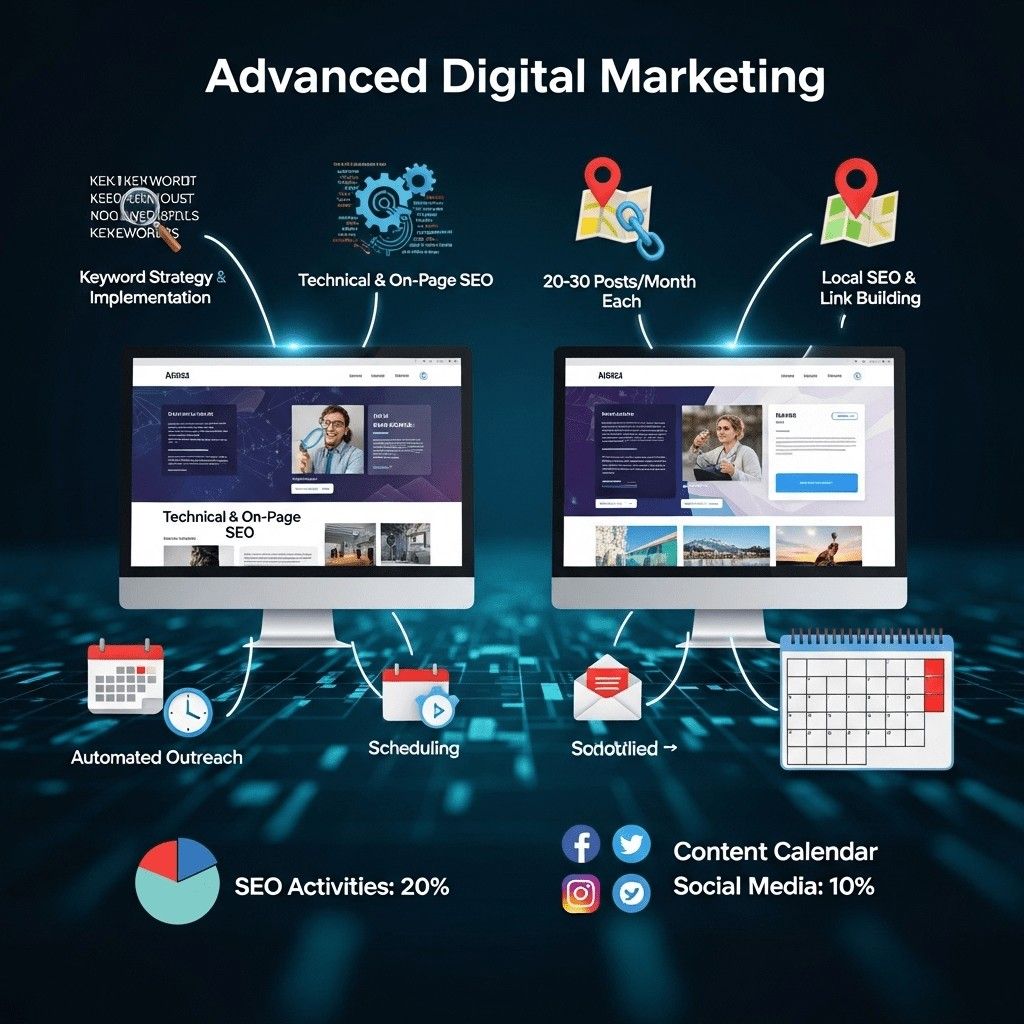 Advanced Digital Marketing for 2 Websites