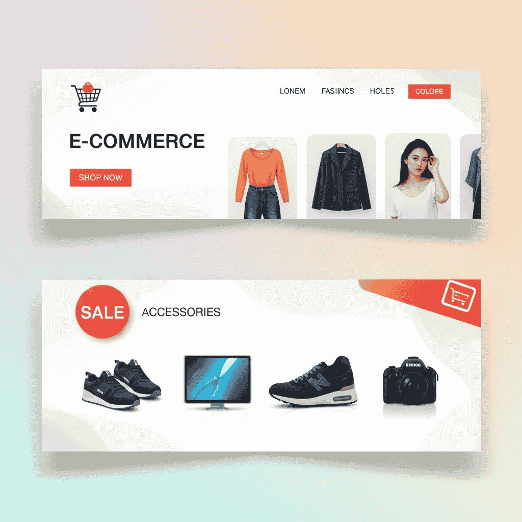 Clean display of a single product for a basic e-commerce store