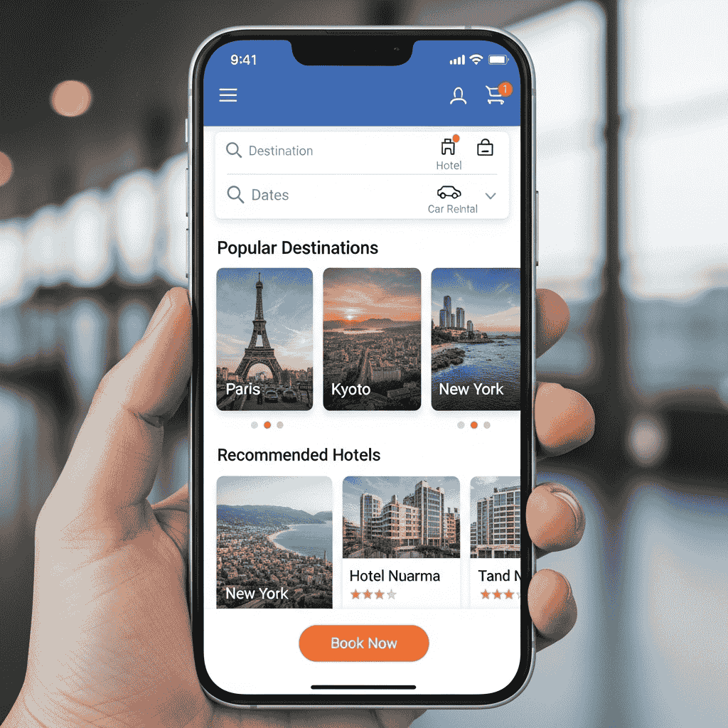 Basic Traveling & Booking App